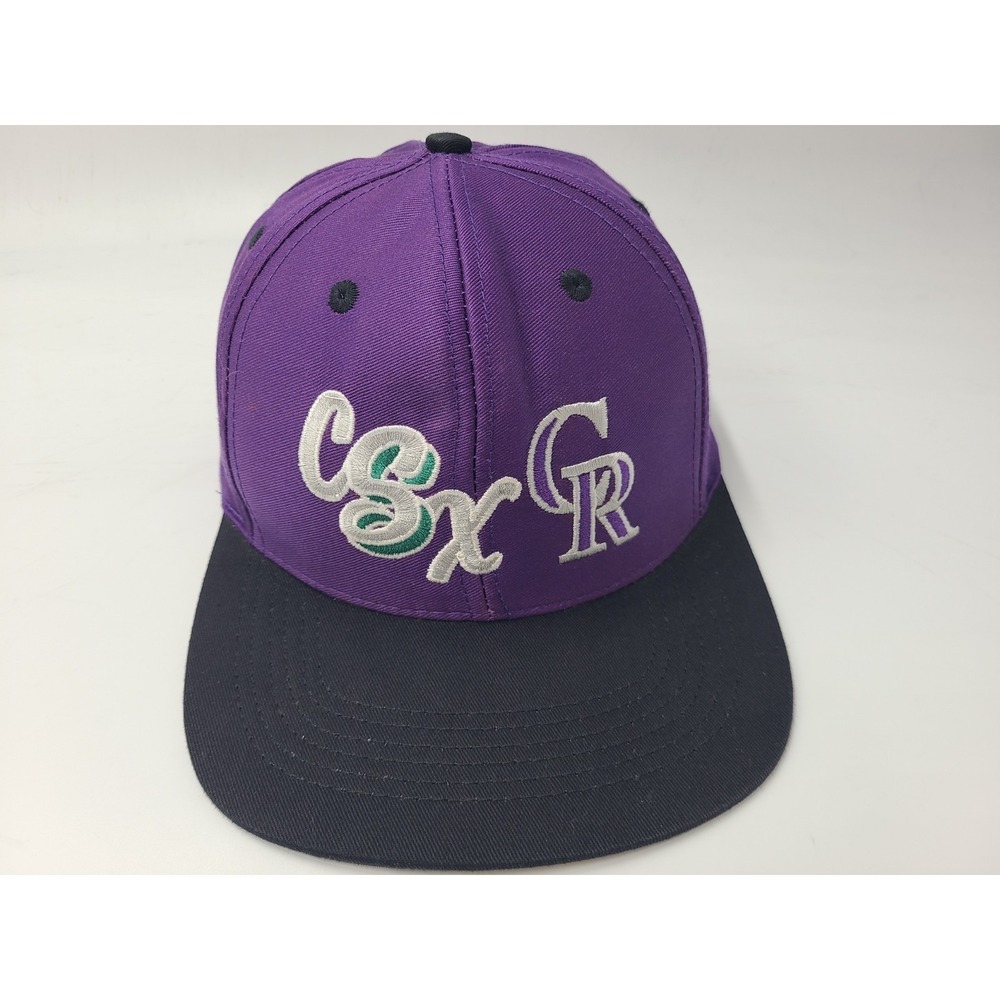 Vintage Colorado Springs Sky Sox Snapback Hat Cap SGA MiLB Rockies Minor League